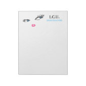 311 Private Eyes Blue Memo Pad Notitieblok (Linkerzijde)