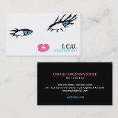 311 Private Eyes Blue Visitekaartje (Voorkant / Achterkant)