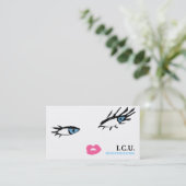 311 Private Eyes Blue Visitekaartje (Staand voorkant)