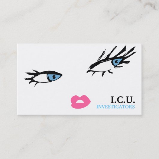 311 Private Eyes Blue Visitekaartje (Voorkant)