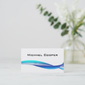 311 Professional Wave Visitekaartje Blauw Wit (Staand voorkant)