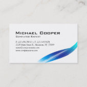 311 Professional Wave Visitekaartje Blauw Wit (Achterkant)