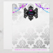 311 Rococo Wonderland Colorful Letterhead Gepersonaliseerd Briefhoofd (Voorkant / Achterkant)