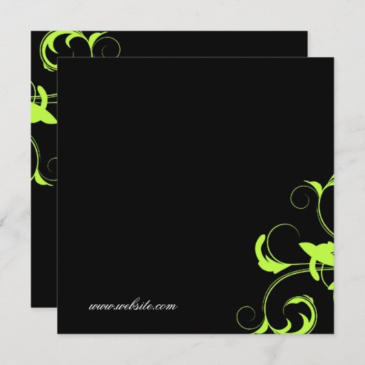 311-Roxy Solid Green Gift Certificate (Voorkant / Achterkant)