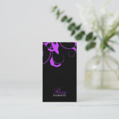 311 Roxyvast Paars en zwart Visitekaartje (Staand voorkant)