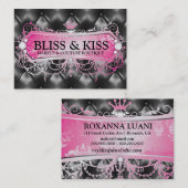 311 Roze balkons, zwart buisvormig metaal Visitekaartje (Voorkant / Achterkant)