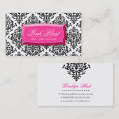 311 Roze blaasbalkscherm — hott roze Visitekaartje (Voorkant / Achterkant)