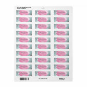 311 Roze Delish Adreslabel Etiket (Full Sheet)