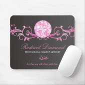 311-roze diamantstraling muismat (Met muis)