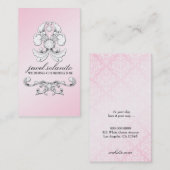311-roze Diamond Luxe Visitekaartje (Voorkant / Achterkant)