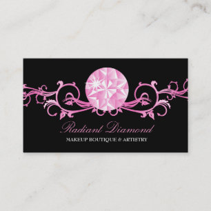 311 Roze Diamond Radiance Black Visitekaartje