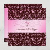 311-Roze godin en chocolade Aankondiging (Voorkant / Achterkant)