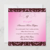 311-Roze godin en chocolade Aankondiging (Achterkant)