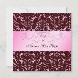 311-Roze godin en chocolade Kaart