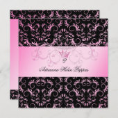 311-roze godin en zwart kaart (Voorkant / Achterkant)