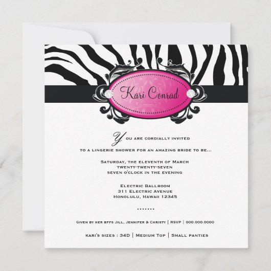 311-roze leopard-reeks kaart (Achterkant)