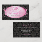 311-roze lichtgewicht visitekaartje (Voorkant / Achterkant)