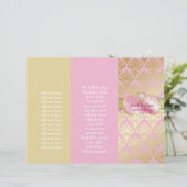 311 Roze roze roze goudvraag (Staand voorkant)