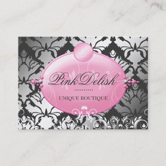 311 Roze Schrapping Versie 2 | Koolstof 3,5 x 2,5 Visitekaartje (Voorkant)