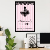 311 Roze stripper Boutique Bridal Poster (Thuiskantoor)