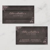 311 Roze Taupe Salon Spa Floral visitekaartje (Voorkant / Achterkant)