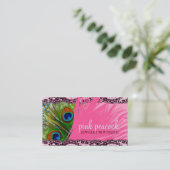 311 Roze voetstuk Visitekaartje (Staand voorkant)