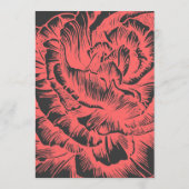 311 Ruffled Peony Coral Melon Menu (Achterkant)