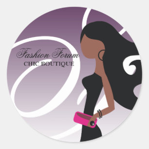 311 Sassy Afro-Amerikaanse Fashionista 2 Sticker