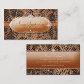 311 Sassy Snakeskin Visitekaartje (Voorkant / Achterkant)