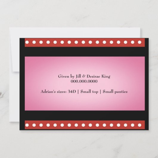 311 Senorita Bachelorette Kaart (Achterkant)