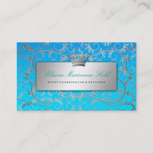 311 Silver Divine Blue Tropical Fade Visitekaartje