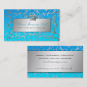 311 Silver Divine Blue Tropical Fade Visitekaartje (Voorkant / Achterkant)