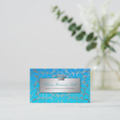 311 Silver Divine Blue Tropical Fade Visitekaartje (Staand voorkant)