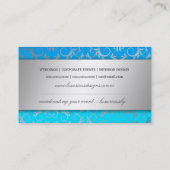 311 Silver Divine Blue Tropical Fade Visitekaartje (Achterkant)