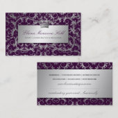 311 Silver Divine Eggplant Visitekaartje (Voorkant / Achterkant)