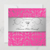 311-Silver Divine Hott Roze Kaart (Voorkant)