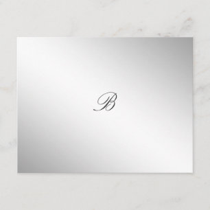 311-Silver Divine Hydrangea RSVP-kaart RSVP Kaartje