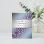 311-Silver Divine Hydrangea RSVP Kaartje (Staand voorkant)