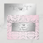 311-Silver Divine Hydrangea RSVP Sweet Pink Kaartje (Voorkant / Achterkant)