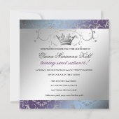 311-Silver Divine Hydrangea Sweet 16 Kaart (Achterkant)