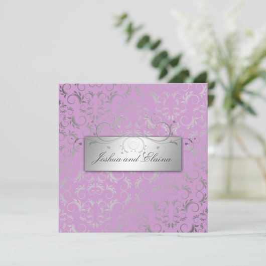 311 Silver Divine | Lila Kaart (Staand voorkant)