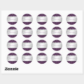 311-Silver Divine | Sticker van aubergines (Vel)