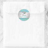 311-Silver Divine | TurquoiseLime Sticker (Tas)