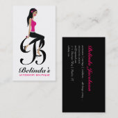 311-Sittin'  monogram | Initiaal Visitekaartje (Voorkant / Achterkant)