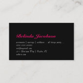 311-Sittin'  monogram | Initiaal Visitekaartje (Achterkant)