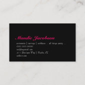 311-Sittin' monogram | Initiaal Visitekaartje (Achterkant)