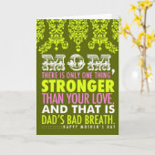 311 Slechte adem Moederdag Kaart (Gele Bloem)