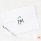 311 Snoep Boudoir Rococo Robin Egg Blue Sticker (Envelop)