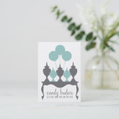 311 Snoep Budoir Robin Blue Gray Visitekaartje (Staand voorkant)