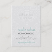 311 Snoep Budoir Robin Blue Gray Visitekaartje (Achterkant)